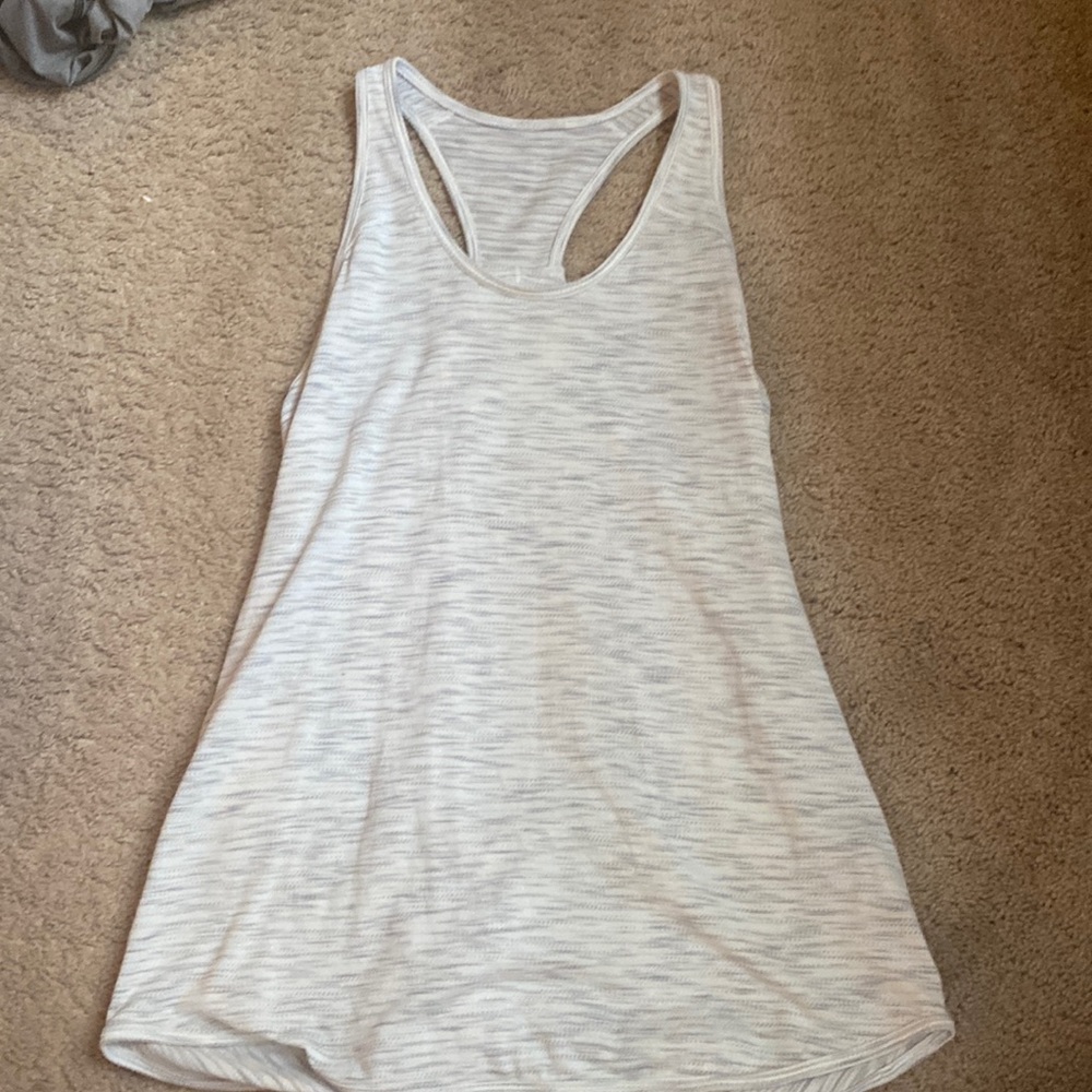 White Lululemon tank top